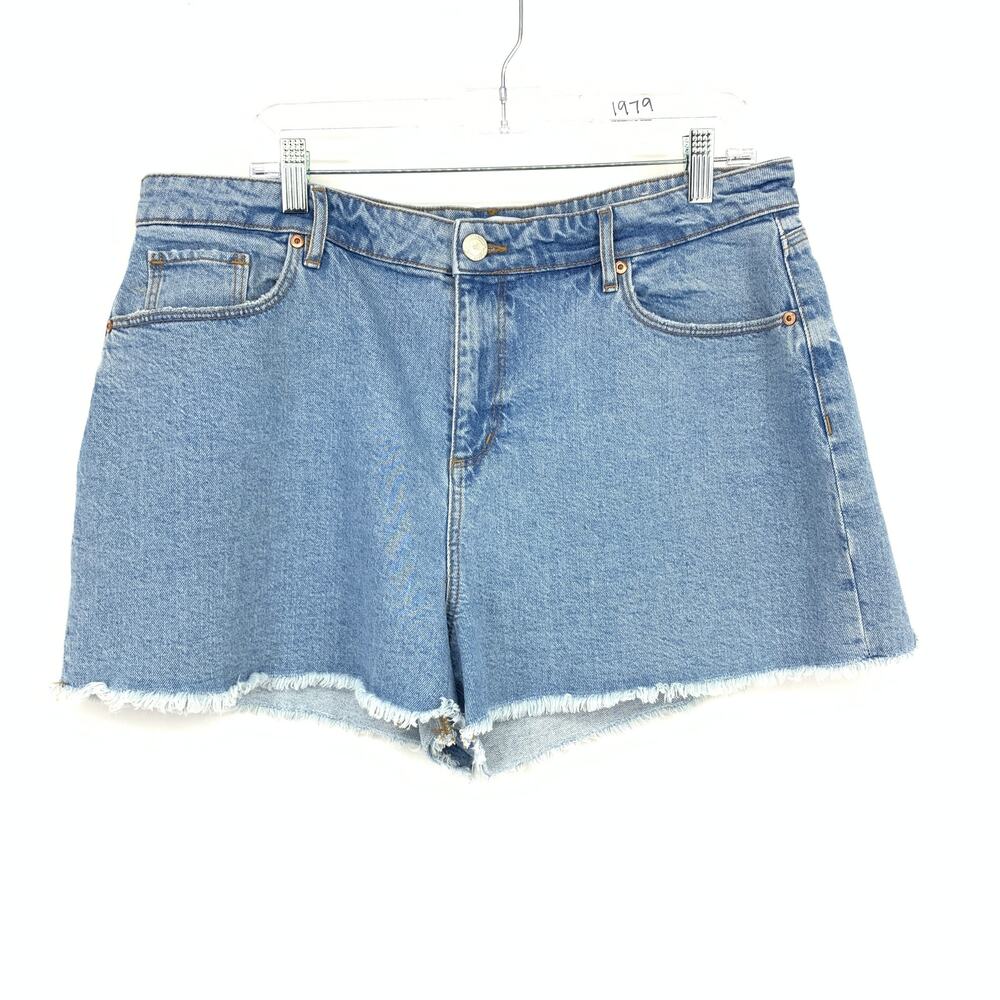 Loft Denim Cutoff Jean Shorts Womens Size 32 Light Wash